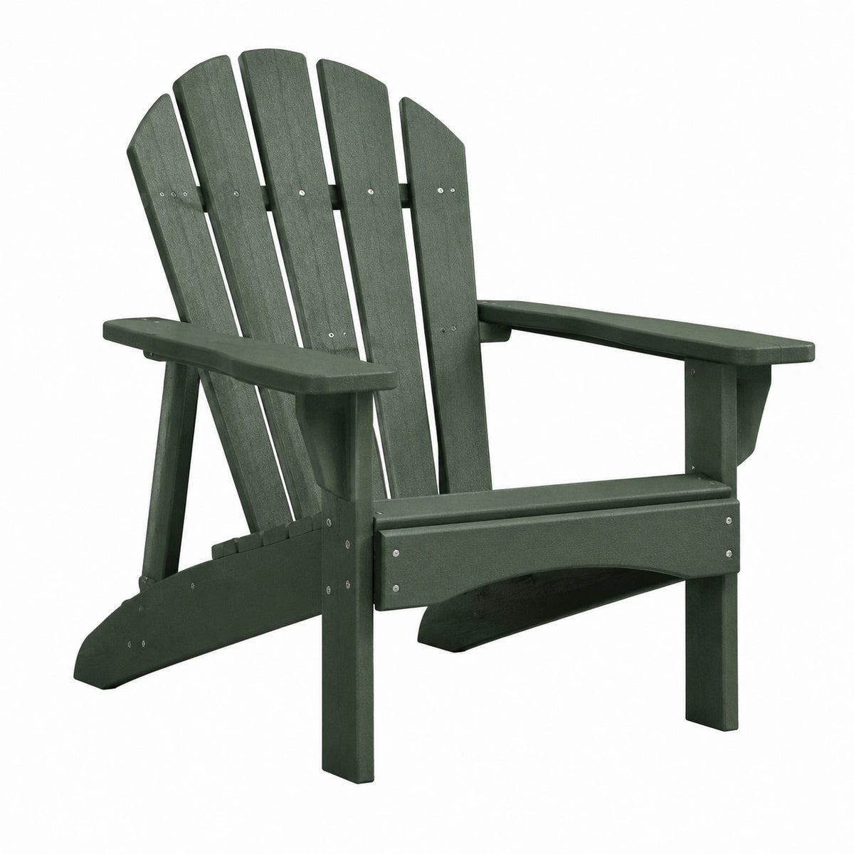 Gartensessel 82×75×92 cm aus Kunststoff dunkelgrün im Adirondack-Stil